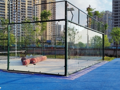 Padel Court Fencing & Glass Wall System – Dutai Wire Mesh